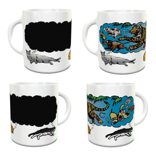 Cat Dreams Color Changing Mug